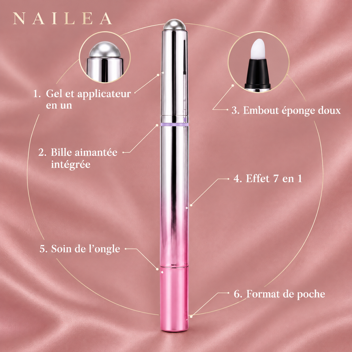Stylo Cat Eye 7 en 1